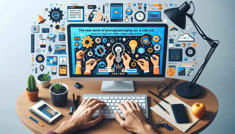 T-Lab記事のイメージ画像: coding free sidehustle